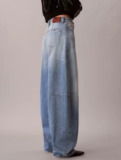 High Rise Barrel Jeans