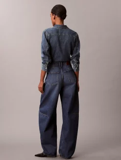 High Rise Barrel Jeans
