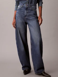 High Rise Barrel Jeans