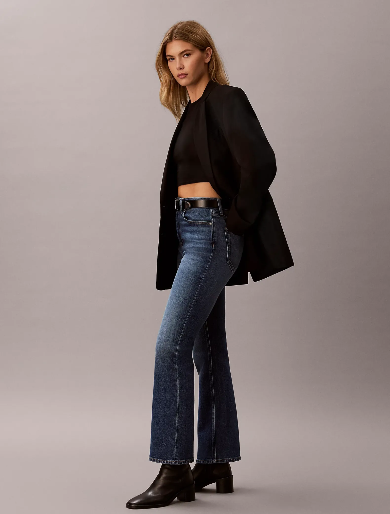 High Rise Bootcut Jeans