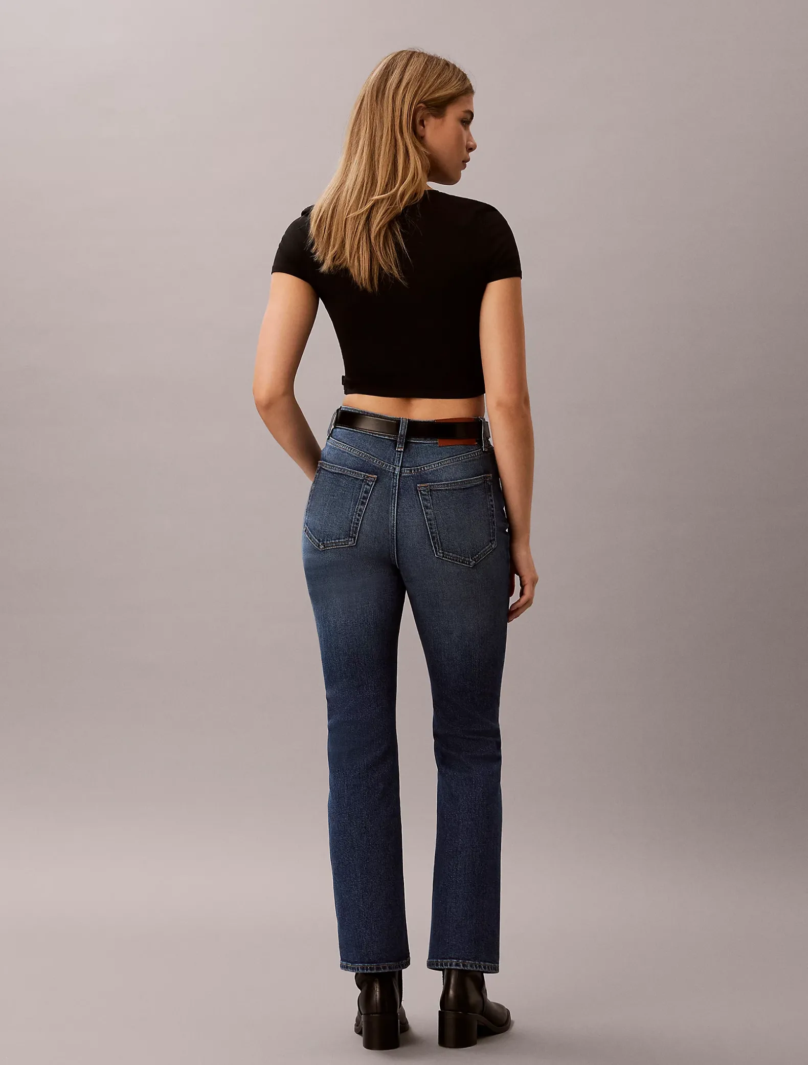 High Rise Bootcut Jeans