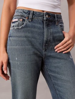 High Rise Straight Jeans