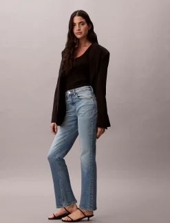 High Rise Straight Jeans