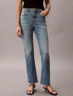 High Rise Straight Jeans