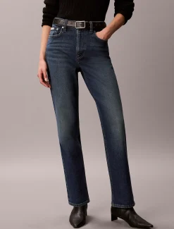 High Rise Straight Jeans