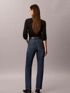 High Rise Straight Jeans
