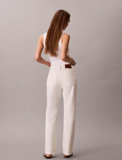 High Rise Straight Jeans