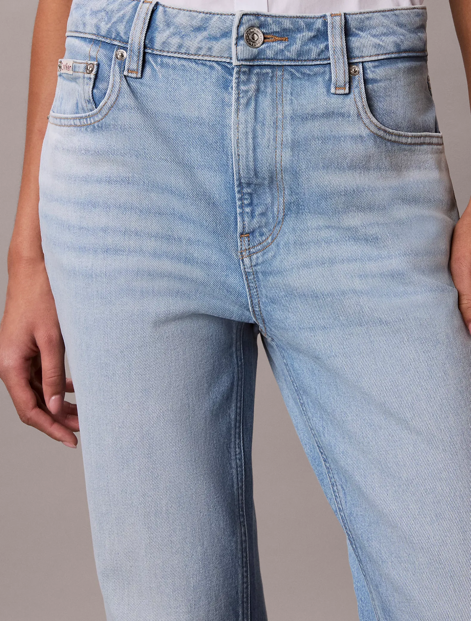 High Rise Straight Jeans