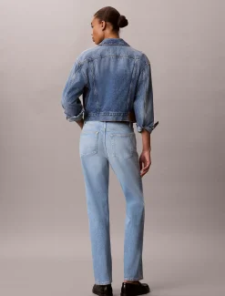 High Rise Straight Jeans
