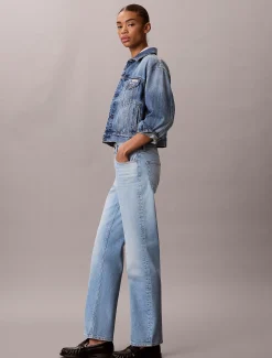 High Rise Straight Jeans
