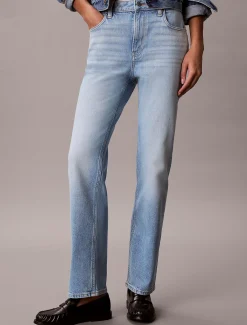 High Rise Straight Jeans