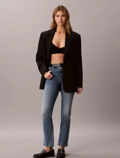 High Rise Straight Jeans