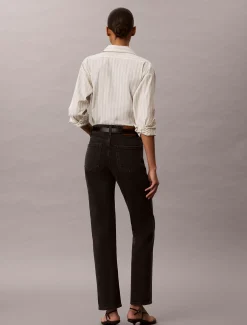 High Rise Straight Jeans