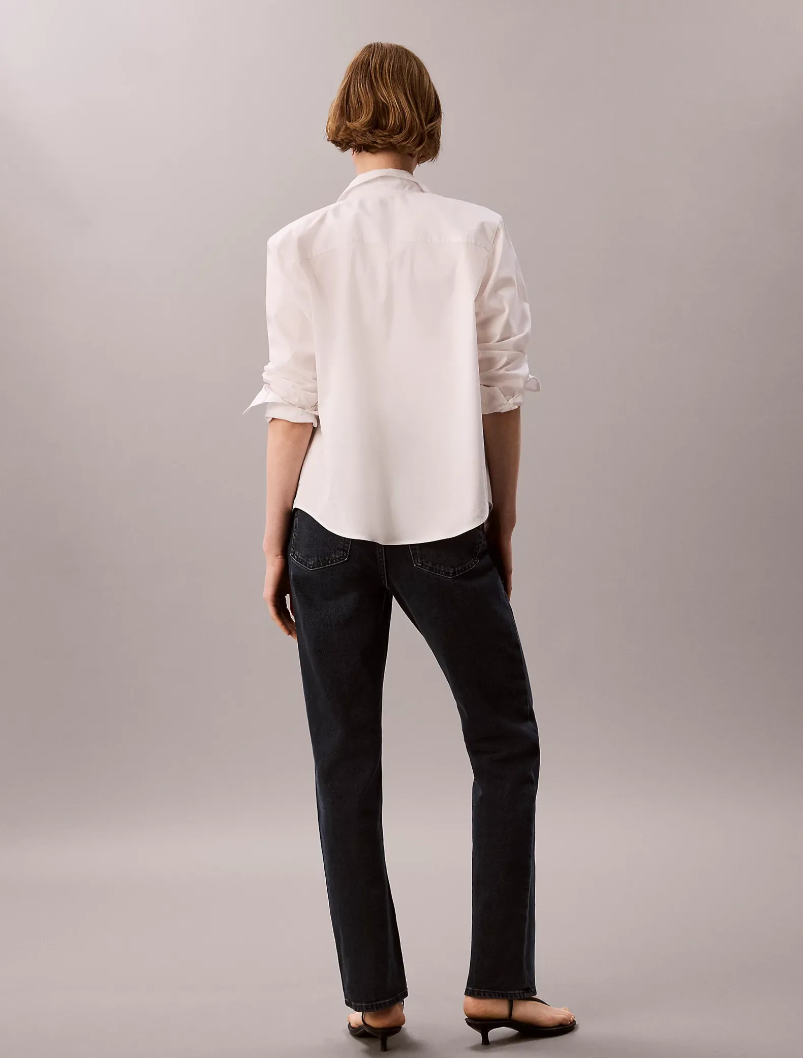 High Rise Straight Jeans
