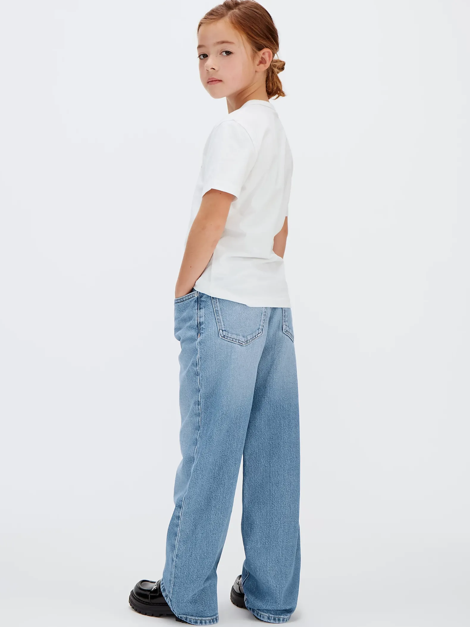 High Rise Wide Leg Jeans