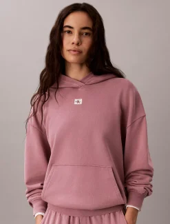 Hoodie van badstofkatoen met embleem