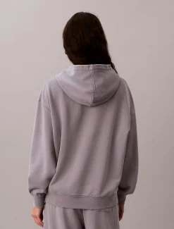 Hoodie van badstofkatoen met embleem
