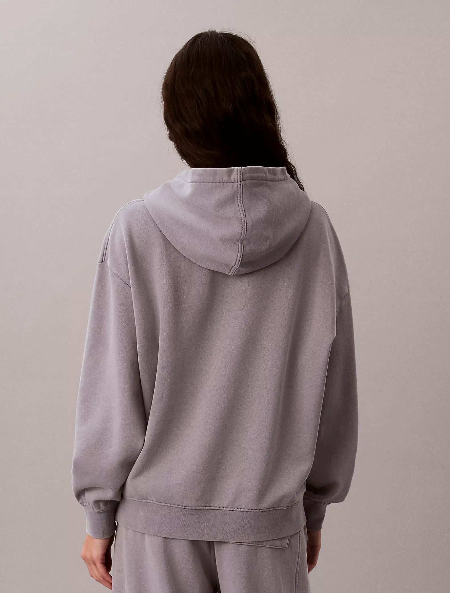 Hoodie van badstofkatoen met embleem