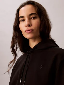 Hoodie van badstofkatoen met monogram