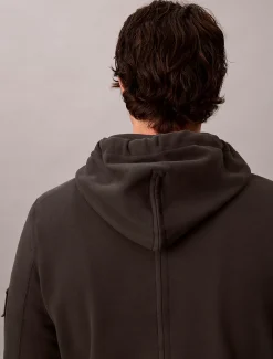 Hoodie van badstofkatoen met embleem