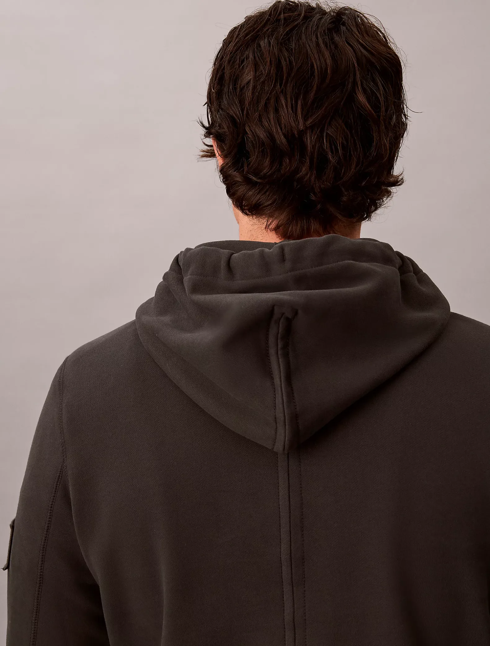 Hoodie van badstofkatoen met embleem