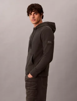 Hoodie van badstofkatoen met embleem