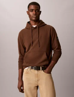 Hoodie van badstofkatoen met embleem