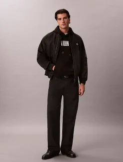 Hoodie van badstofkatoen met logo