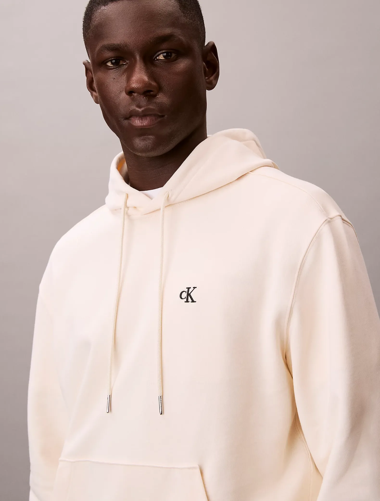 Hoodie van badstofkatoen met monogram