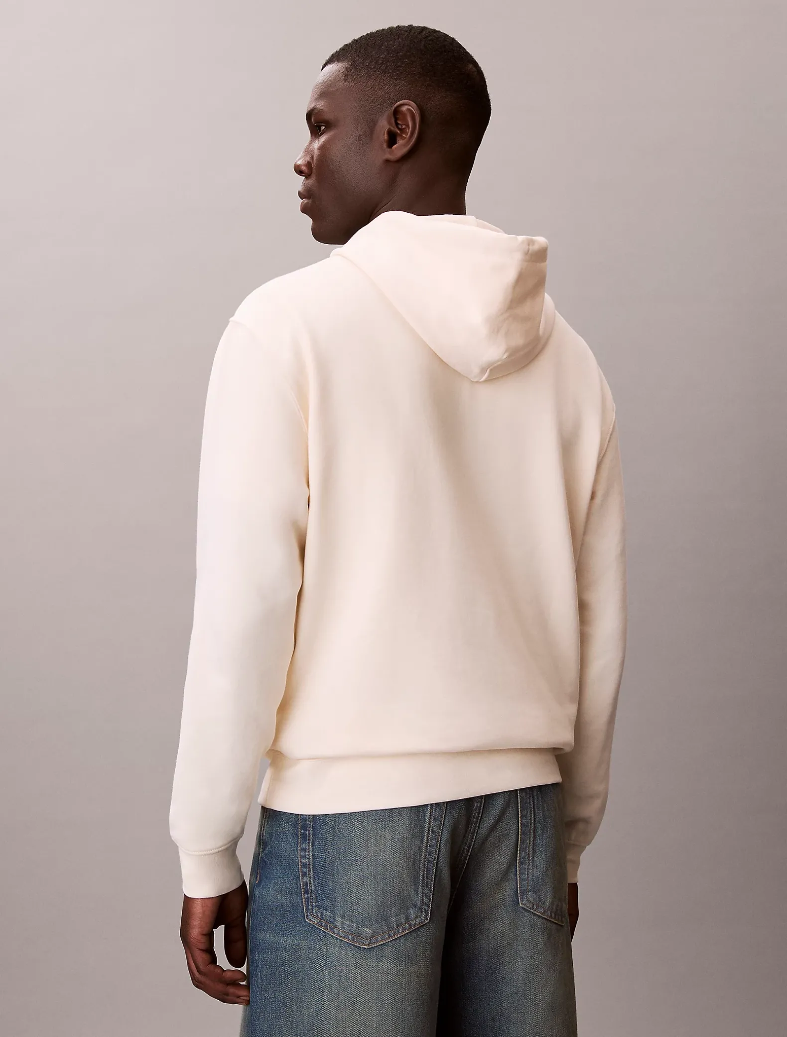 Hoodie van badstofkatoen met monogram