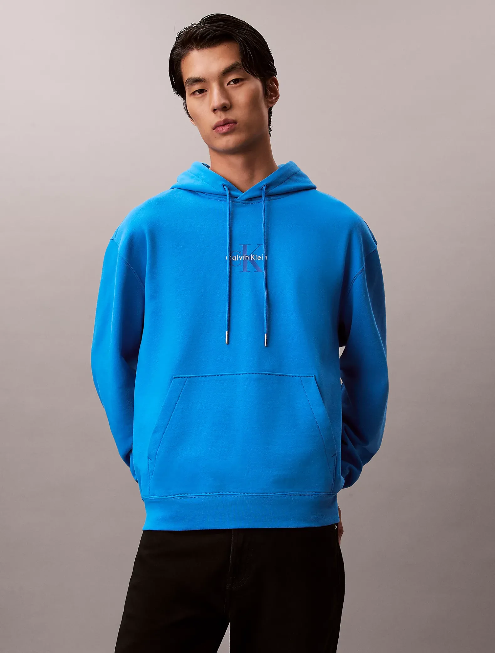 Hoodie van badstofkatoen met monogram