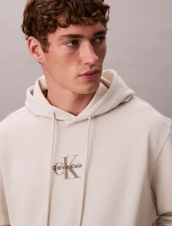 Hoodie van badstofkatoen met monogram