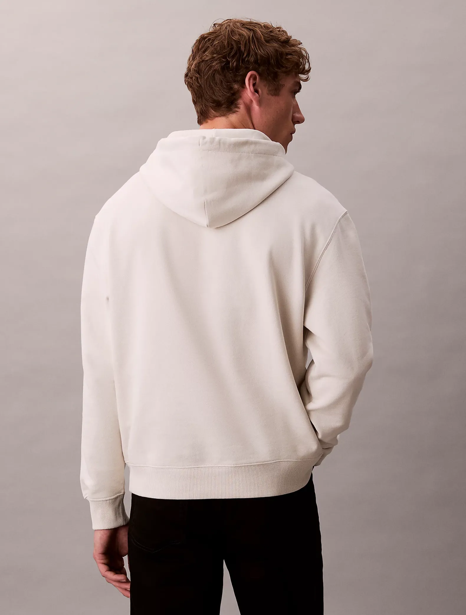 Hoodie van badstofkatoen met monogram