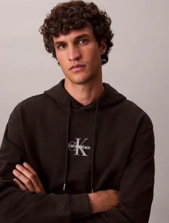 Hoodie van badstofkatoen met monogram