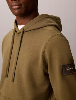 Hoodie van badstofkatoen met embleem