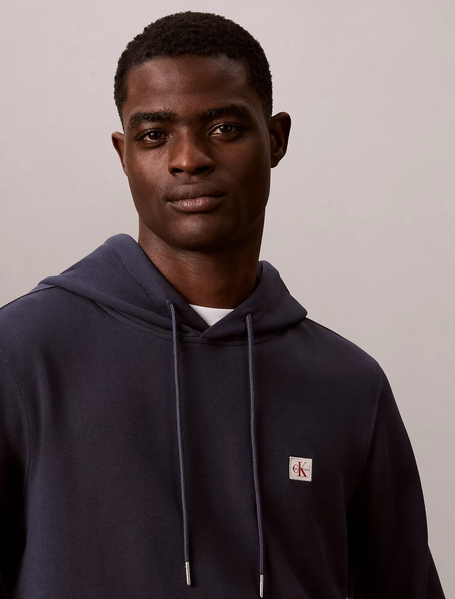 Hoodie van badstofkatoen met embleem
