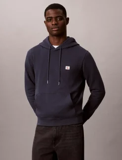 Hoodie van badstofkatoen met embleem