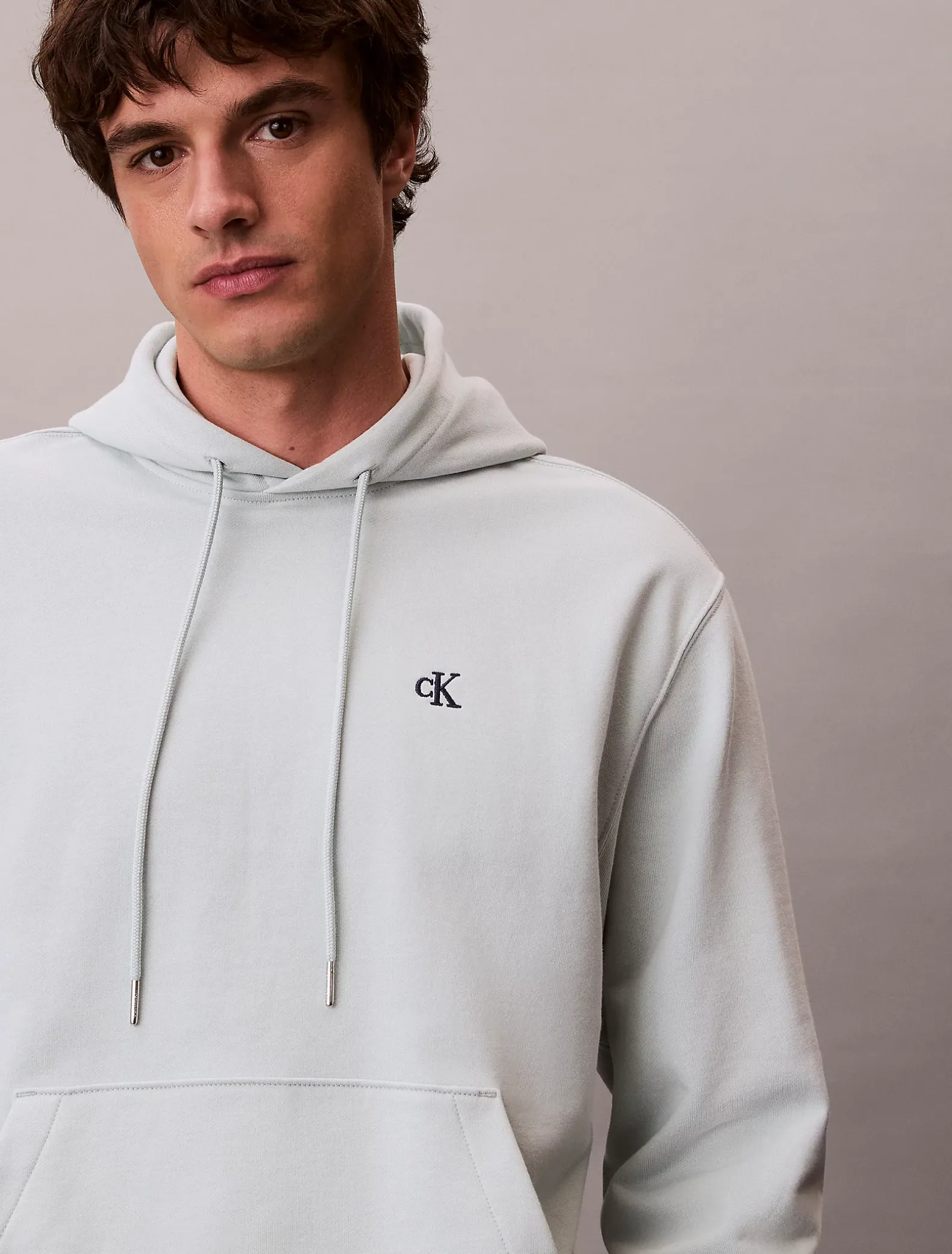 Hoodie van badstofkatoen met monogram