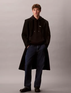 Hoodie van badstofkatoen met logo