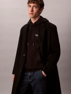 Hoodie van badstofkatoen met logo