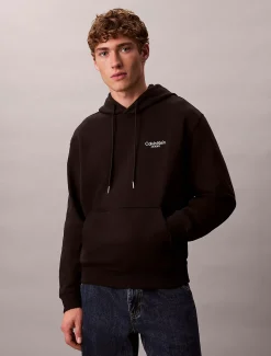 Hoodie van badstofkatoen met logo