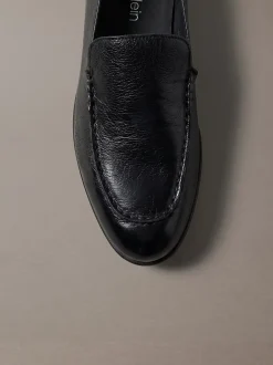 Hybride leren loafers