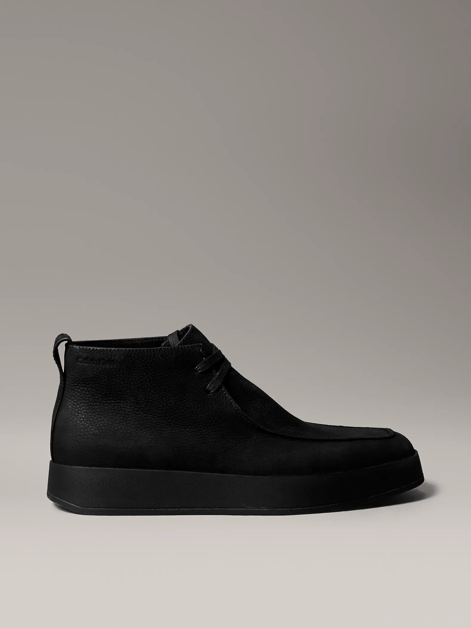 Hybride warme leren Chukka-laarzen met cupsole
