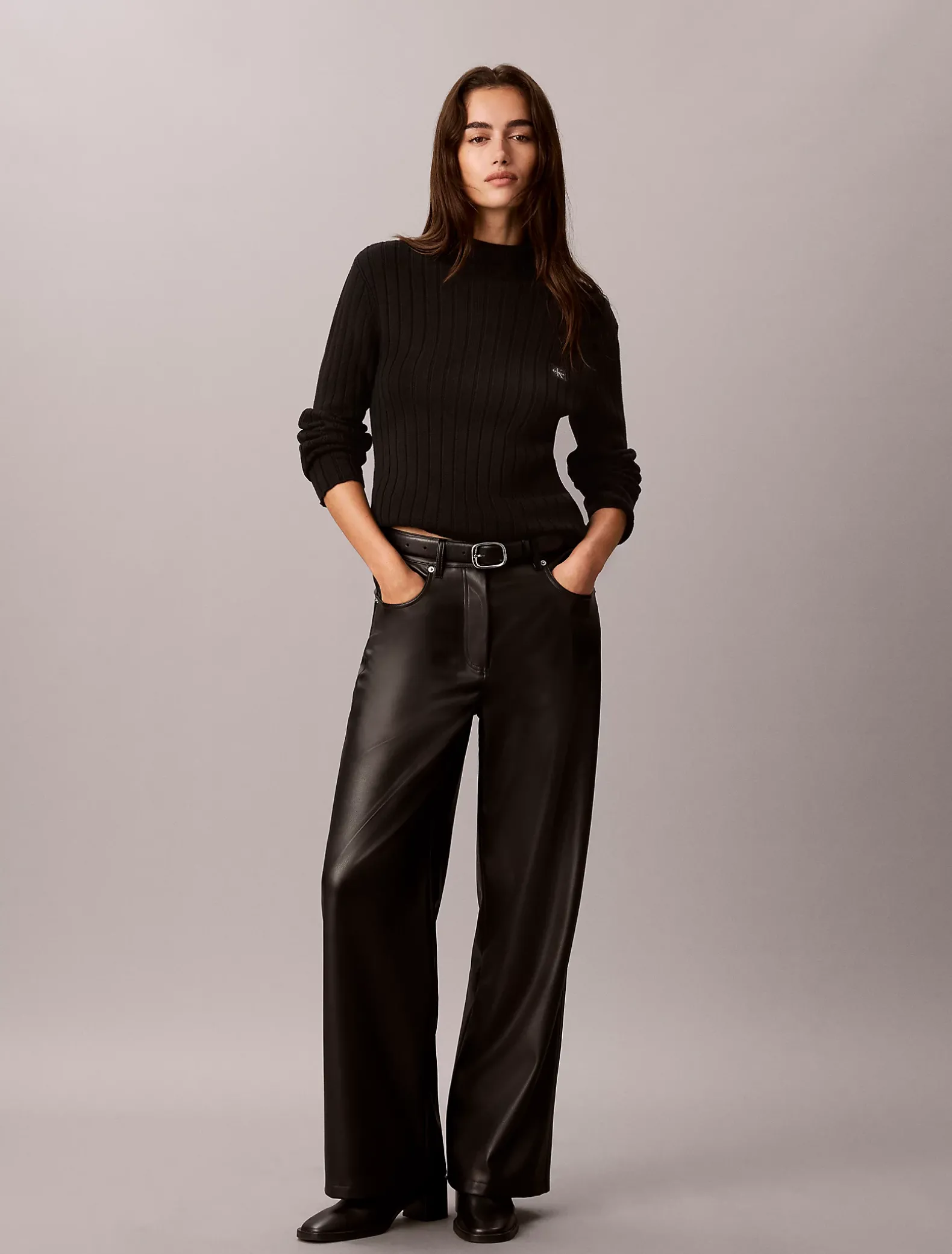 Imitatieleren broek