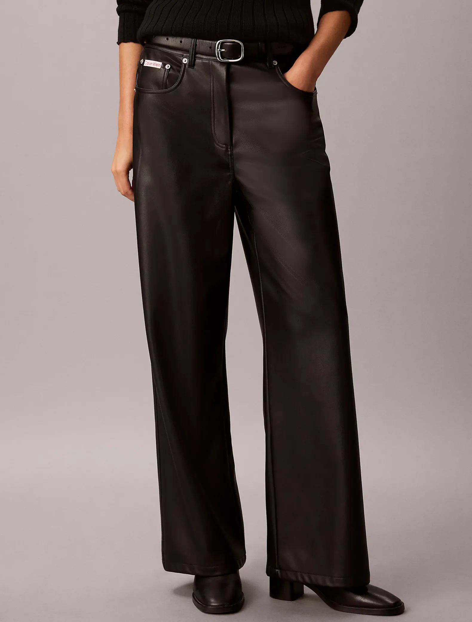 Imitatieleren broek