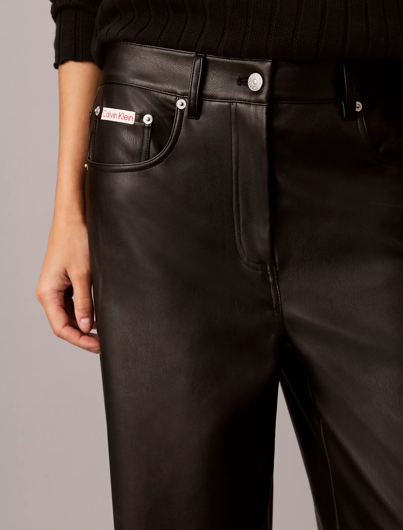 Imitatieleren broek
