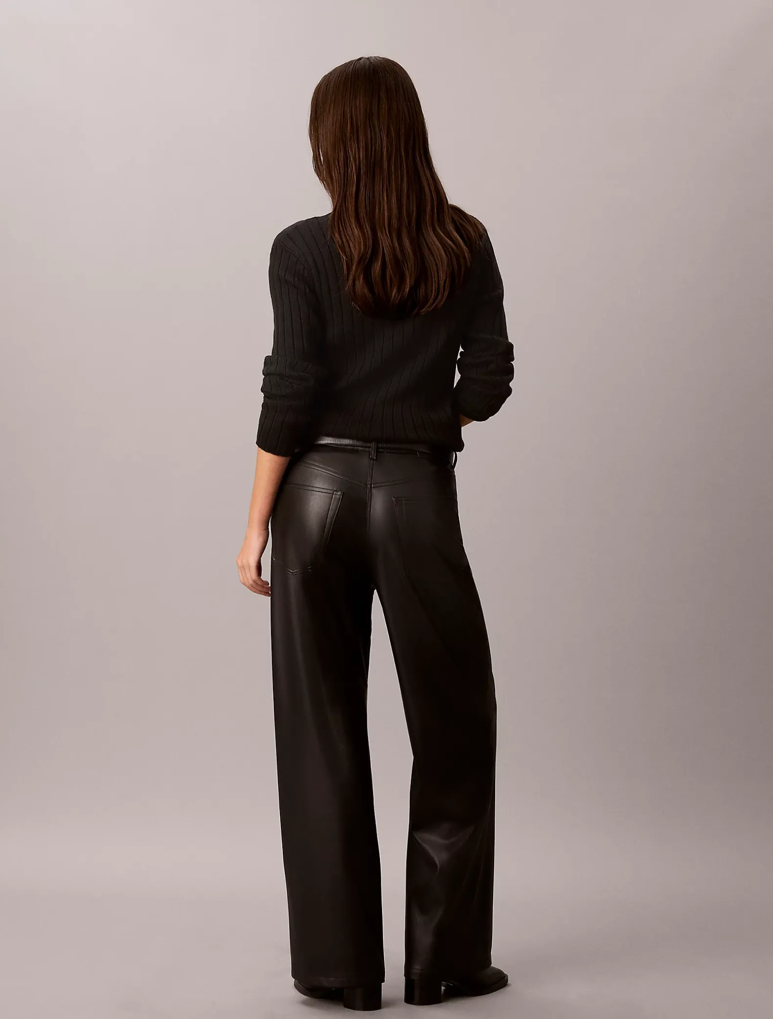 Imitatieleren broek