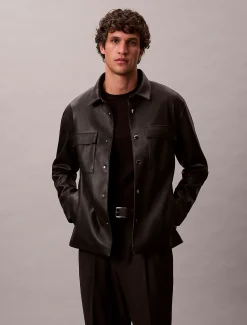 Imitatieleren shirtjack