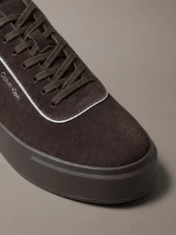 Imitatieleren signature sneakers