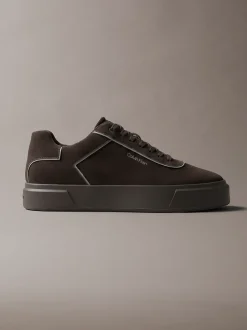 Imitatieleren signature sneakers